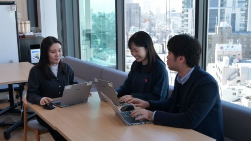 社内風景の写真
